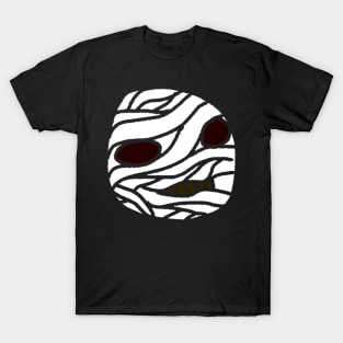 Mummy - Halloween Face T-Shirt